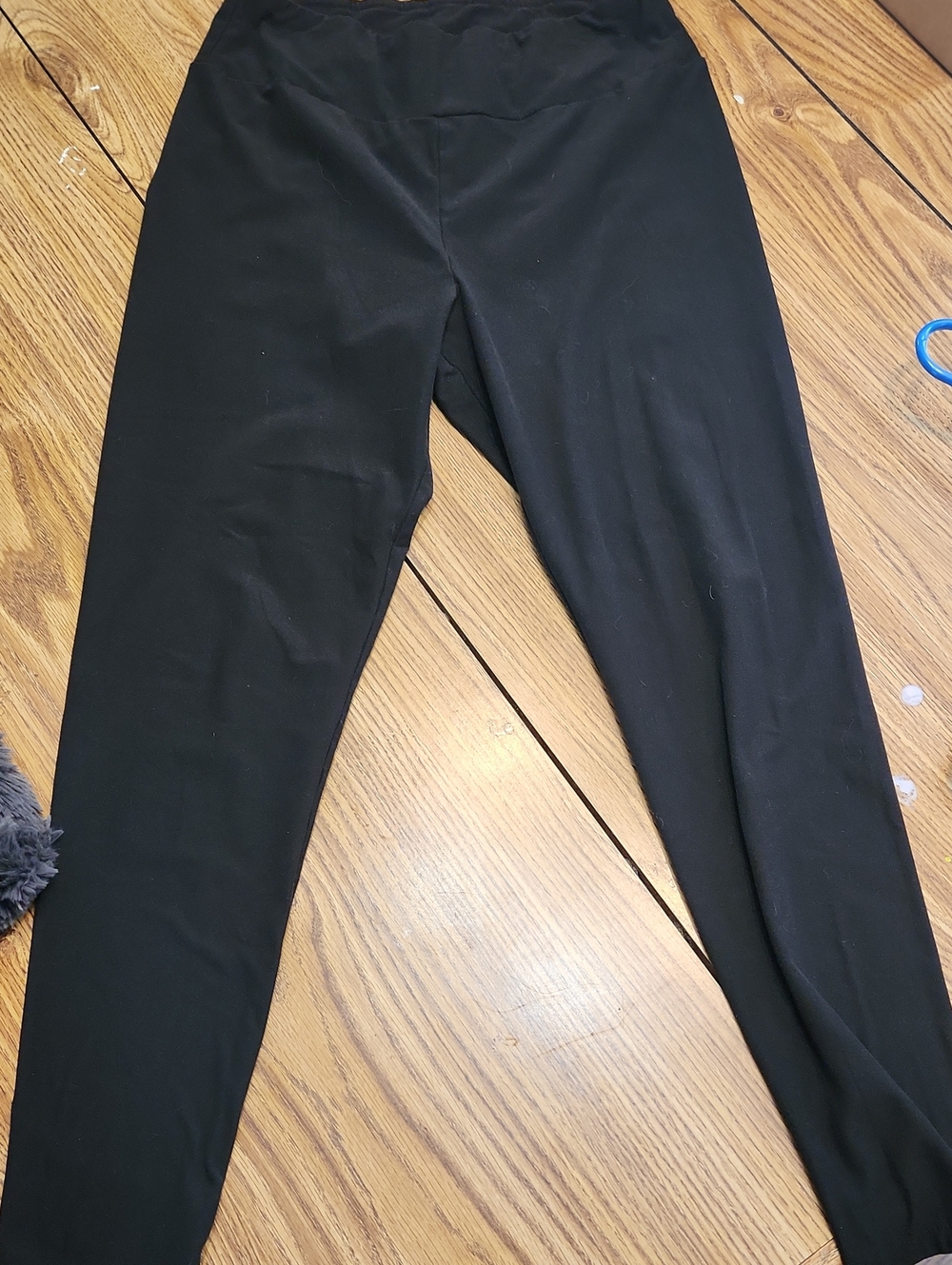 No Boundaries Black Leggings with Pink Label